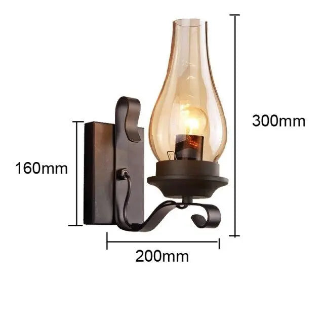 Industrial Vintage LED Wall Sconce Egil SPINGAR.COM