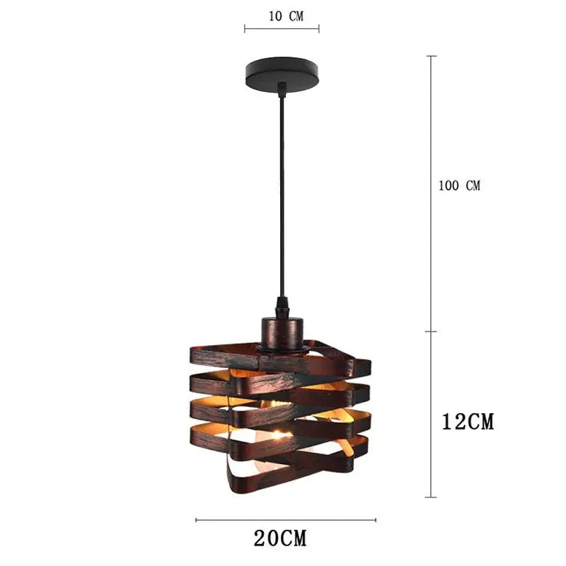 Vintage Retro LED Pendant Lamp Faaiz SPINGAR.COM