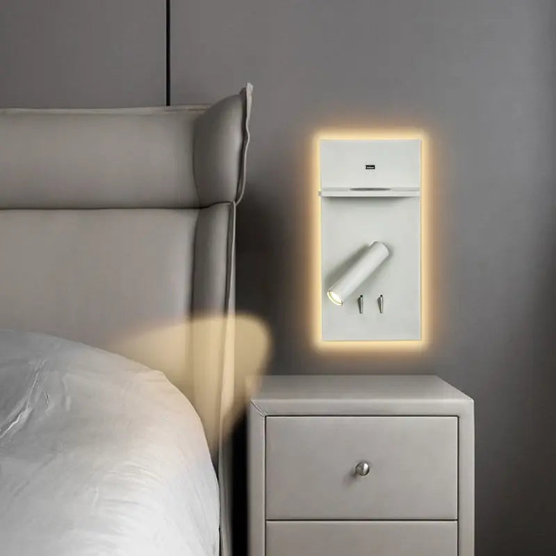 Wireless Charging LED Wall Lamp Idella SPINGAR.COM