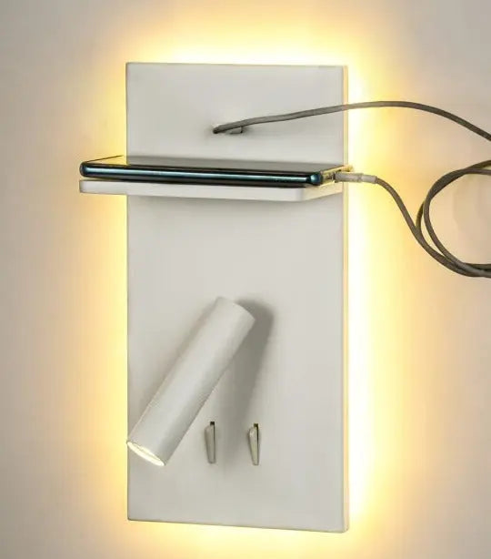 Wireless Charging LED Wall Lamp Idella SPINGAR.COM