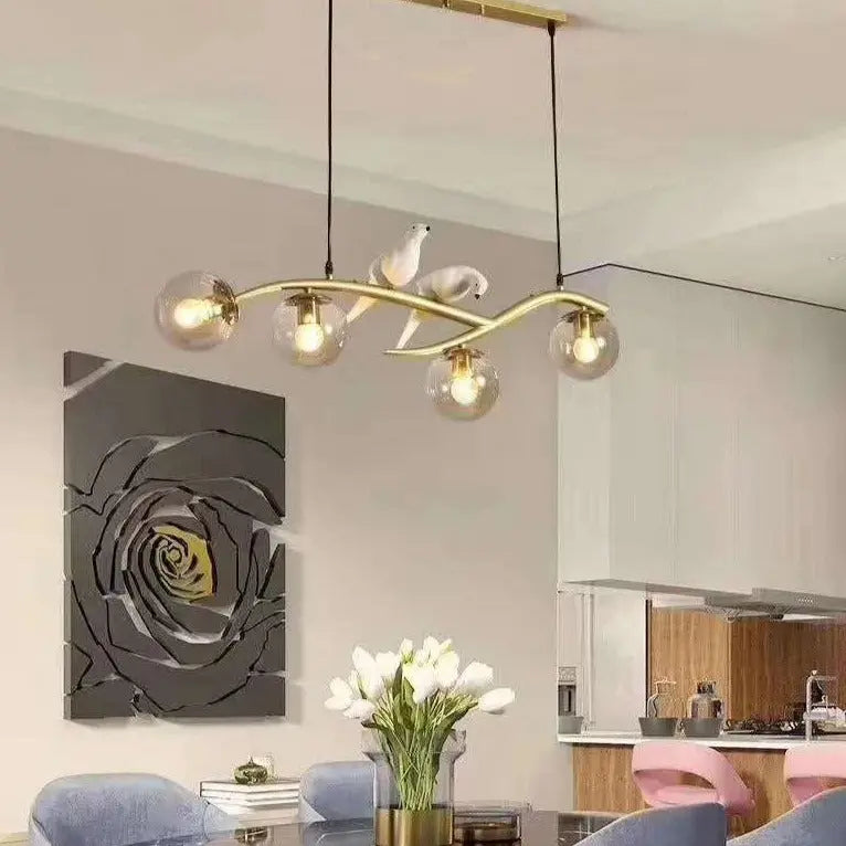 Nordic Bird LED Island Pendant Lamp Paco SPINGAR.COM