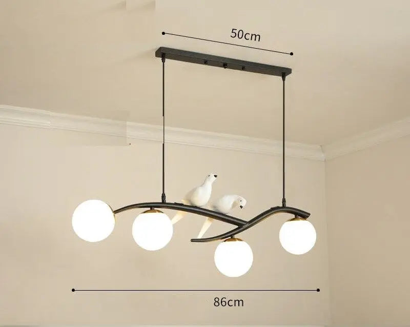 Nordic Bird LED Island Pendant Lamp Paco SPINGAR.COM