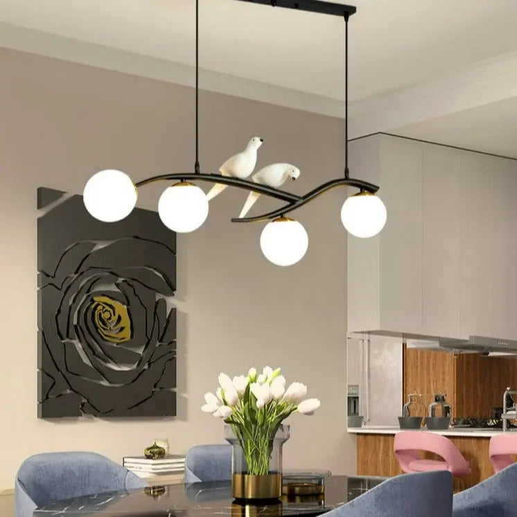 Nordic Bird LED Island Pendant Lamp Paco SPINGAR.COM