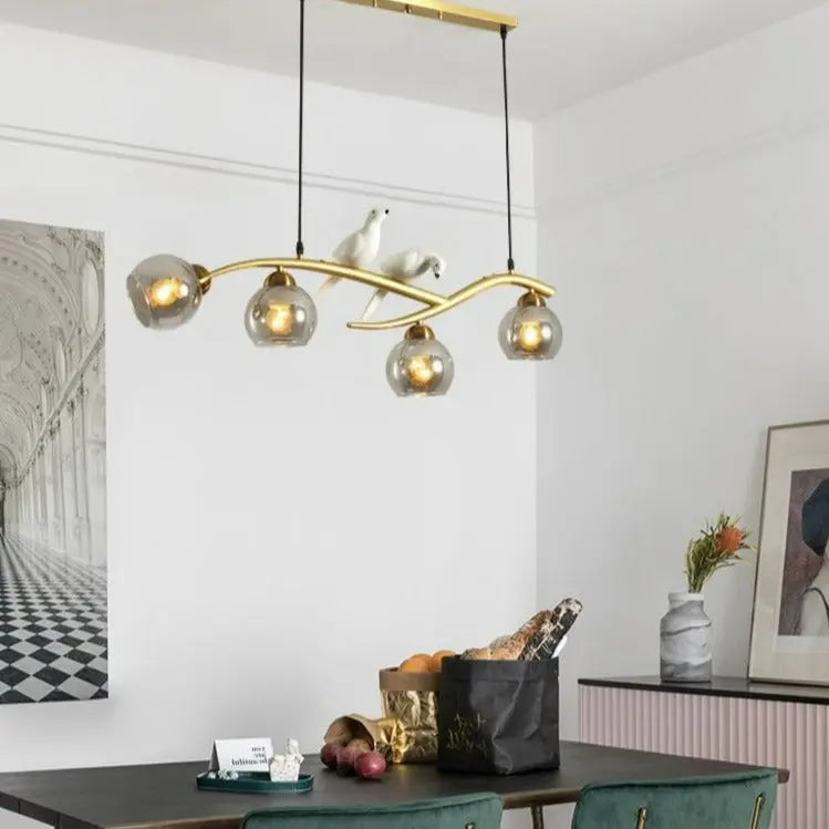 Nordic Bird LED Island Pendant Lamp Paco SPINGAR.COM