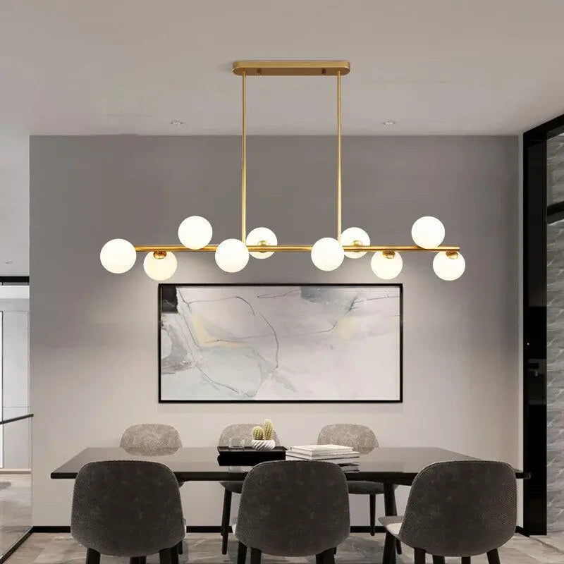 Modern Glass Ball LED Island Pendant lamp Niro™ Spingar.com