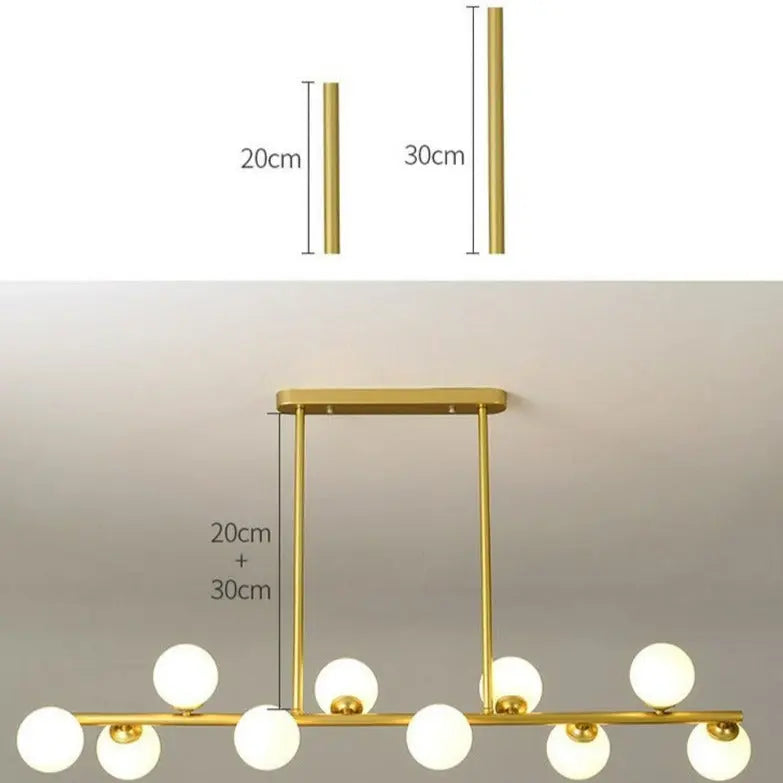 Modern Glass Ball LED Island Pendant lamp Niro™ Spingar.com