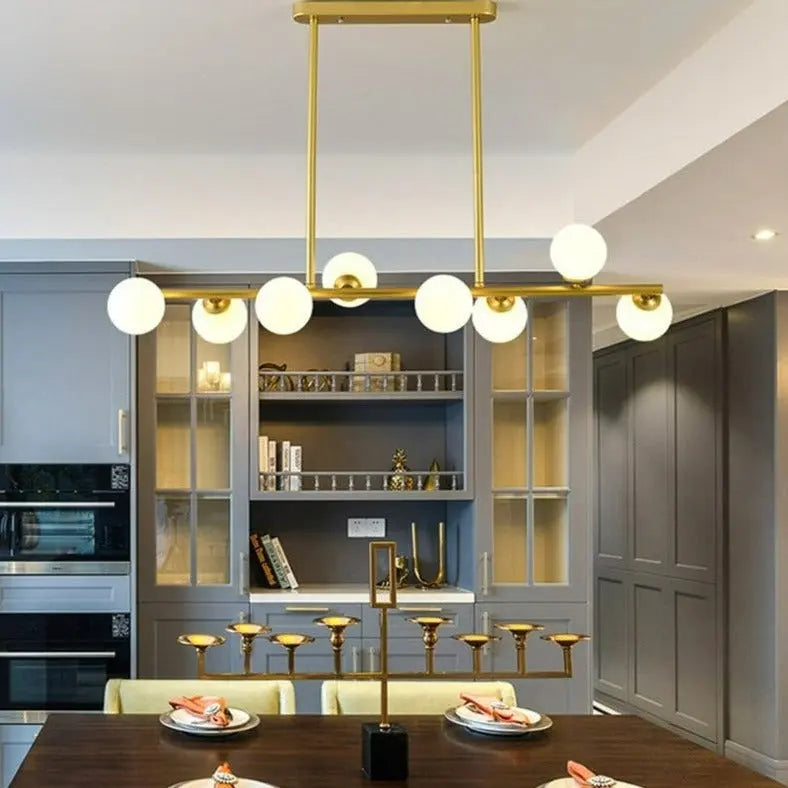 Modern Glass Ball LED Island Pendant lamp Niro™ Spingar.com