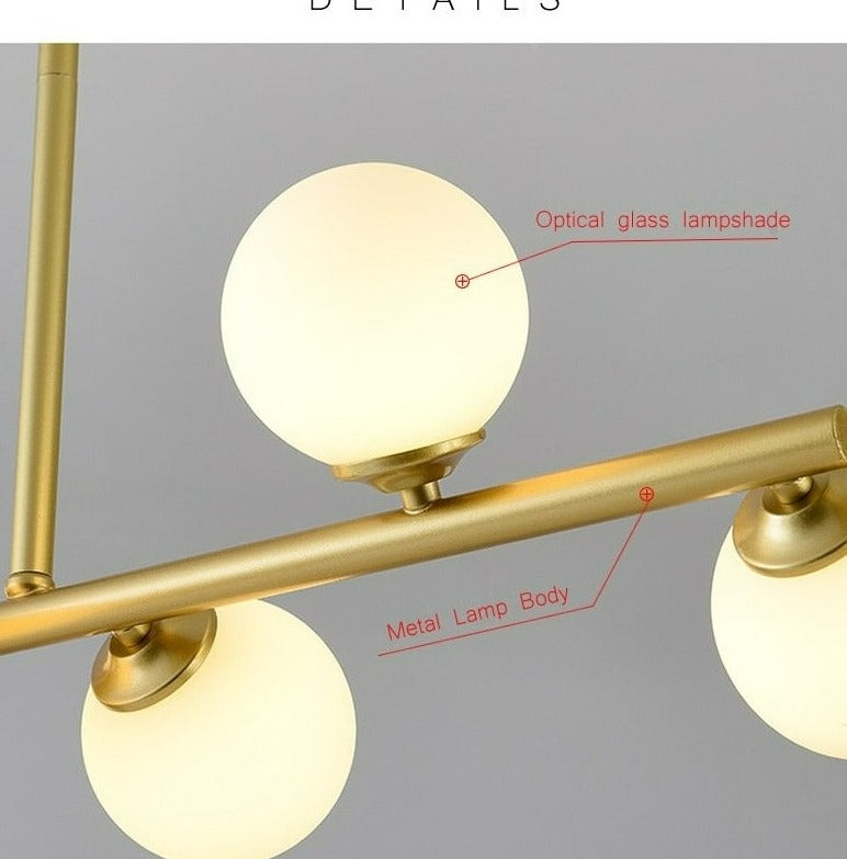 Modern Glass Ball LED Island Pendant lamp Niro™ Spingar.com