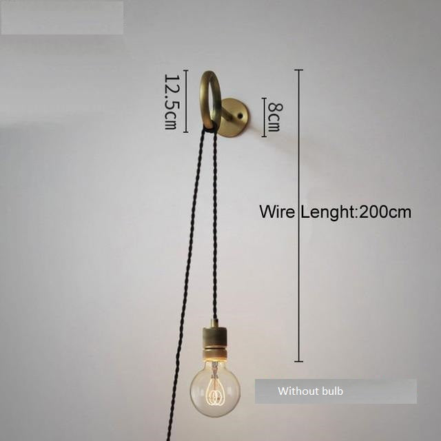 Vintage Punk Ring LED Wall Lamp Den™ SPINGAR.COM