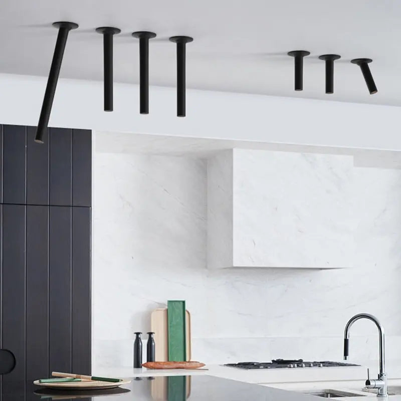 Modern LED Dimmable Pipe Spotlight SPINGAR.COM