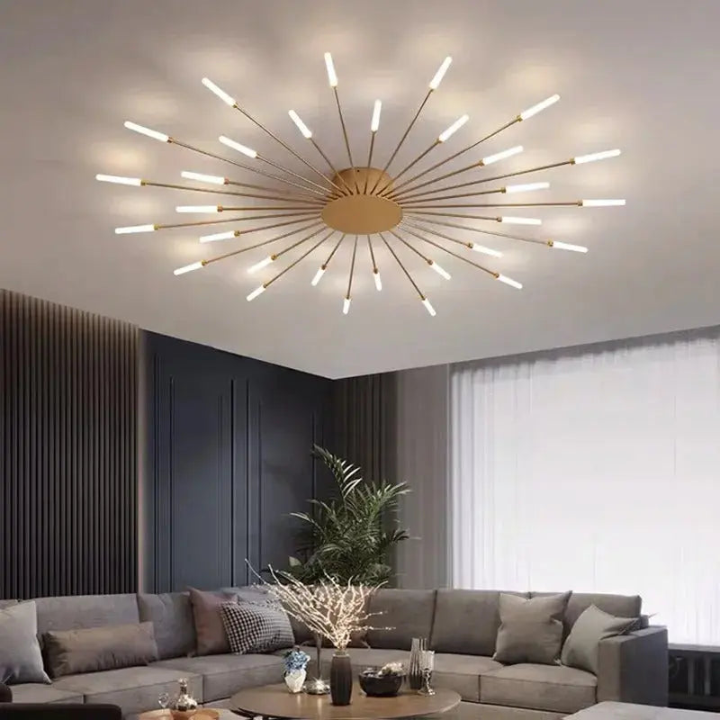 Fan-shaped LED ceiling light Arlo™ Spingar.com