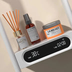 New Design Luxury Thermostatic Smart Rain Shower System with LED light, Digital Display and Swivel Shower Head SPINGAR.COM