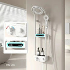 New Design Luxury Thermostatic Smart Rain Shower System with LED light, Digital Display and Swivel Shower Head SPINGAR.COM
