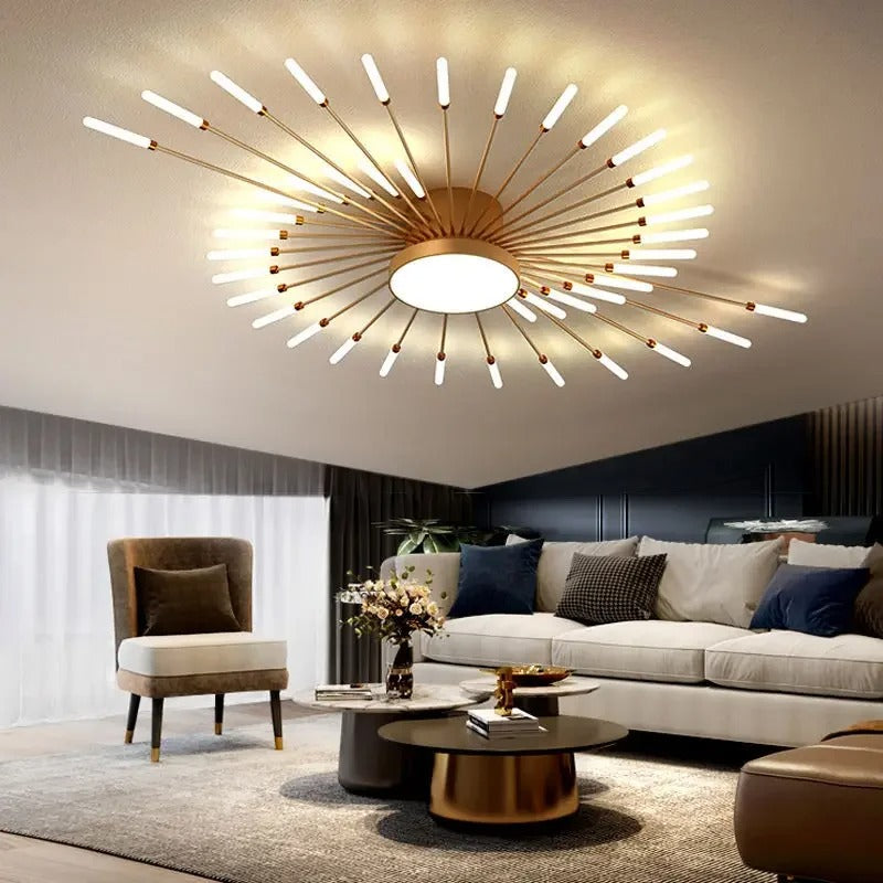 Fan-shaped LED ceiling light Arlo™