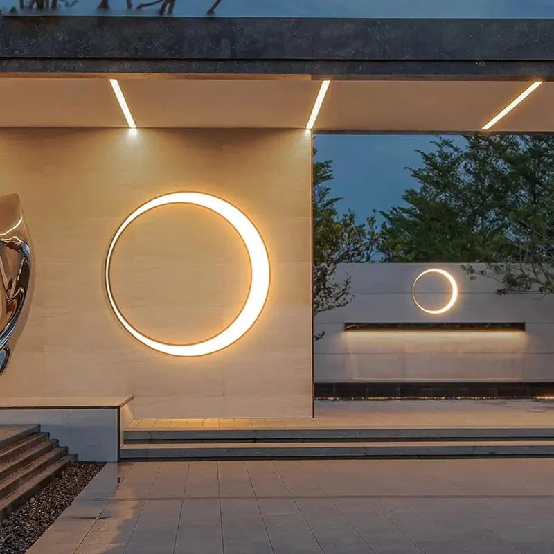 Myra – Waterproof IP65 Outdoor Ring LED Wall Lamp for Reliable Exterior Lighting Kozyled