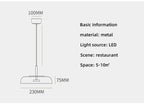 Modern Glass LED Pendant Lamp Orsola SPINGAR.COM