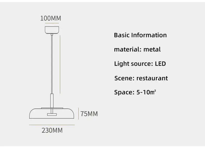 Modern Glass LED Pendant Lamp Orsola SPINGAR.COM