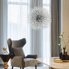 Modern Crystal Dandelion LED Pendant Lamp Oskar SPINGAR.COM