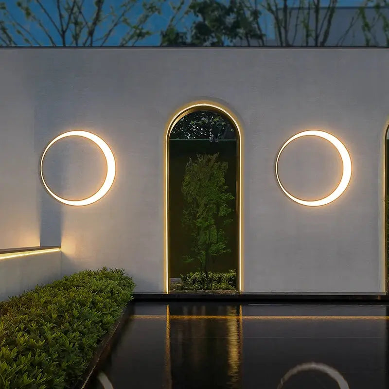 Myra – Waterproof IP65 Outdoor Ring LED Wall Lamp for Reliable Exterior Lighting Kozyled