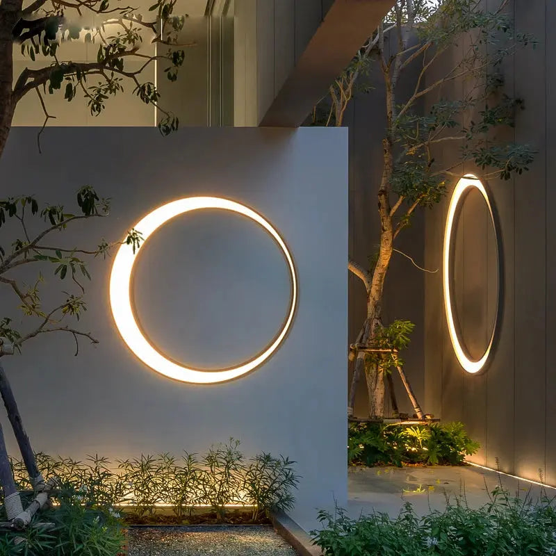 Myra – Waterproof IP65 Outdoor Ring LED Wall Lamp for Reliable Exterior Lighting Kozyled