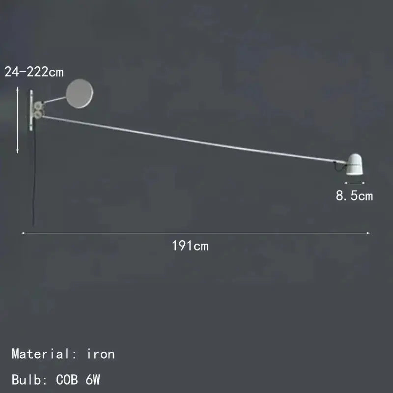 Arden – Adjustable Swing Arm Wall Lamp Lampasa.com