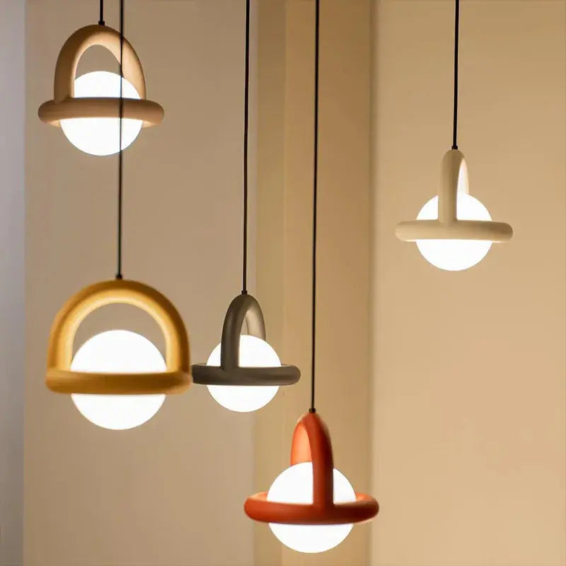 Henry – Modern LED Pendant Light with Acrylic Ball Design Lampasa.com