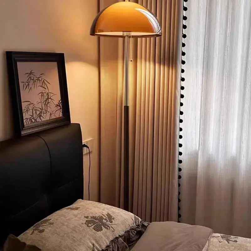 Marvella – Vintage Bauhaus Orange Floor Lamp Lampasa.com