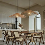 Lyra – Hand-Knitted Rattan LED Pendant Light for Cozy, Natural Decor Kozyled