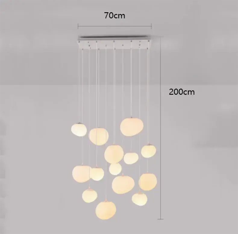 Elandra – Modern Acrylic Dimmable LED Pendant Chandelier Lampasa.com
