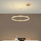 Nirvik – Modern Scandinavian Dimmable LED Ring Pendant Lamp Lampasa.com