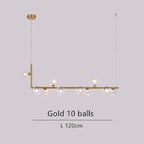 Anton – Nordic Minimalist LED Pendant Light with Glass Ball Design for Dining Tables and Bars Kozyled.com