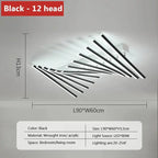 Lumara – Modern Flexible Dimmable LED Ceiling Chandelier Lampasa.com