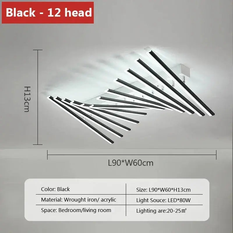 Lumara – Modern Flexible Dimmable LED Ceiling Chandelier Lampasa.com