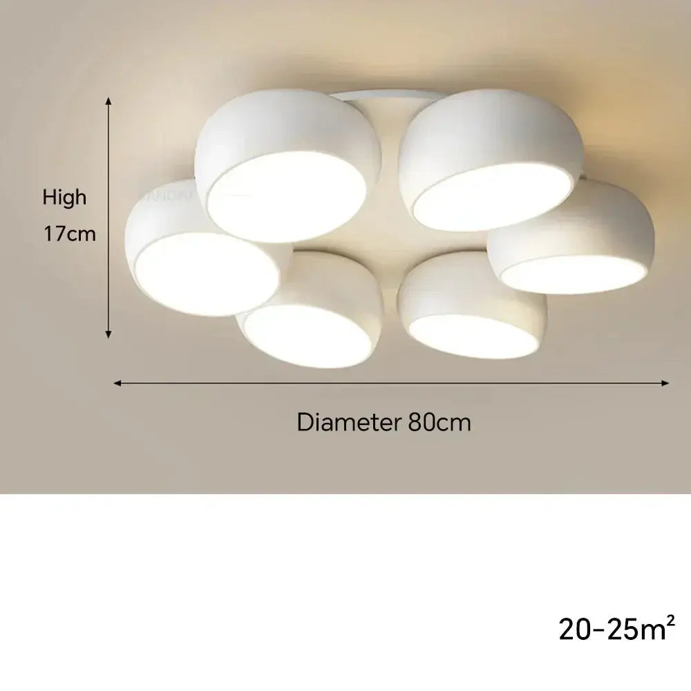 Lykke – Nordic Honeycomb Style LED Ceiling Lamp for Modern, Geometric Lighting Kozyled