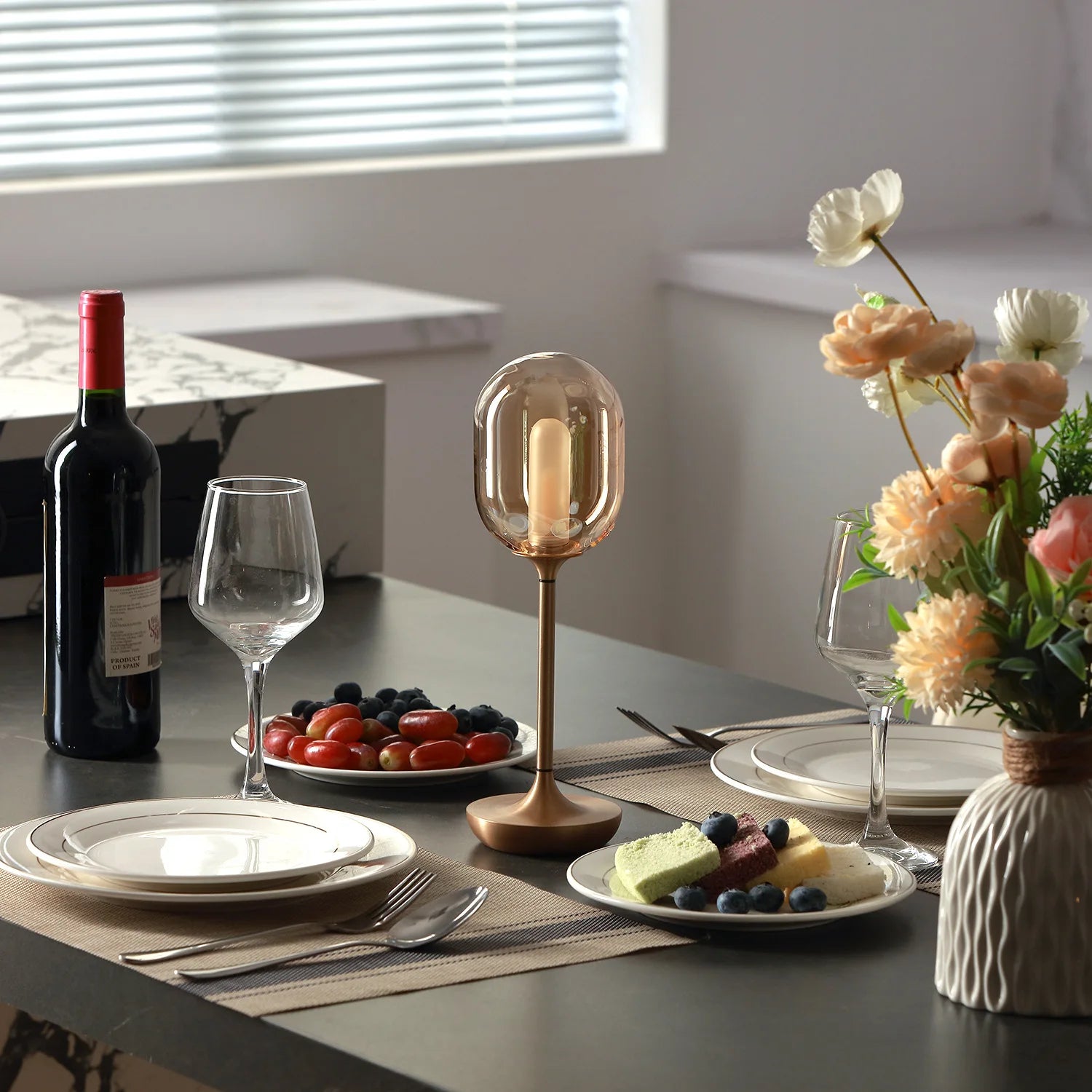 Rechargeable Wireless Touch Table Lamp - Solis