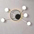 Kasper - Multi Head Chrome Plated Modern Dimmable LED Ceiling Lamp Lampasa.com