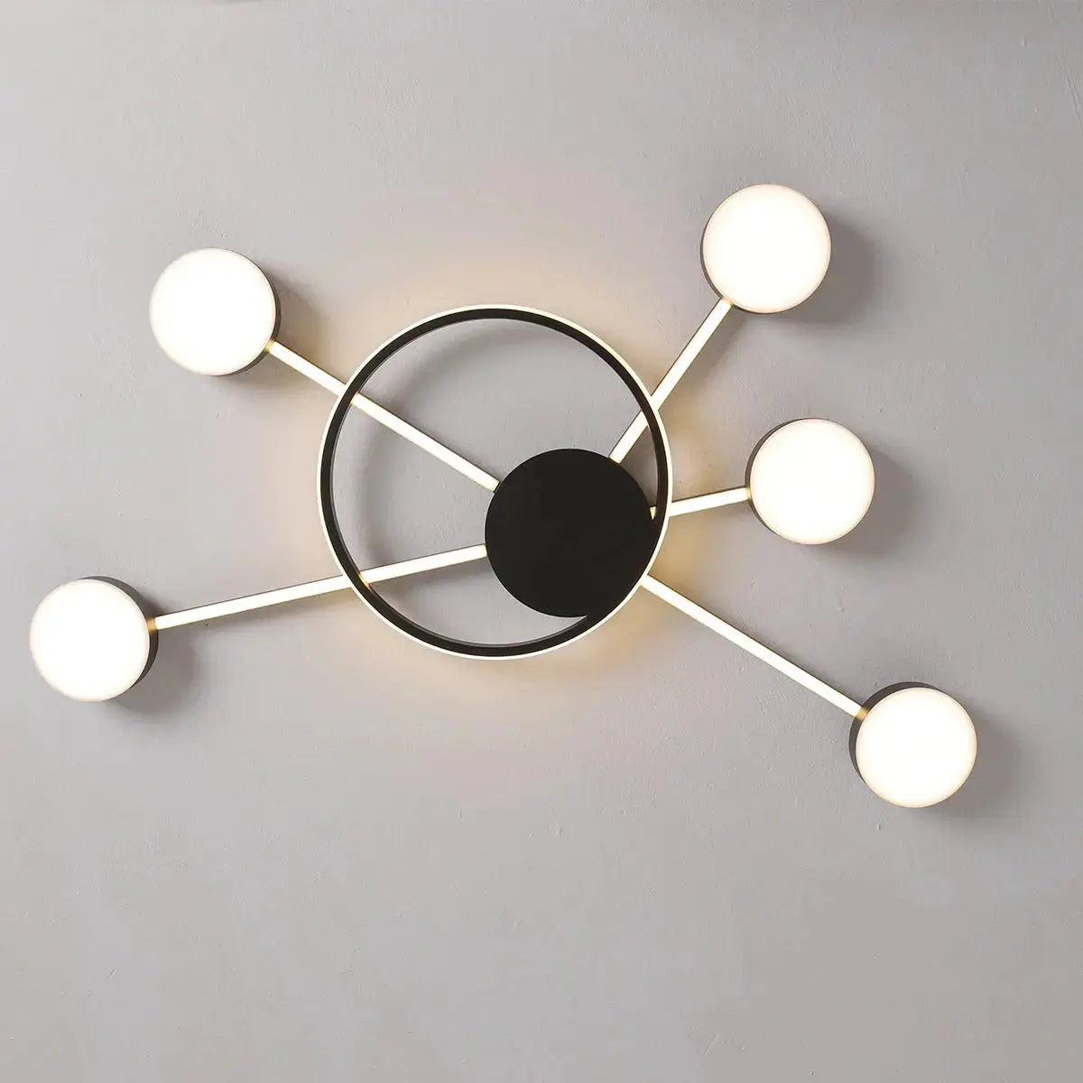 Kasper - Multi Head Chrome Plated Modern Dimmable LED Ceiling Lamp Lampasa.com