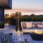 Jorunn – Waterproof IP54 Outdoor Solar LED Rattan Floor Lamp for Eco-Friendly Spaces Kozyled