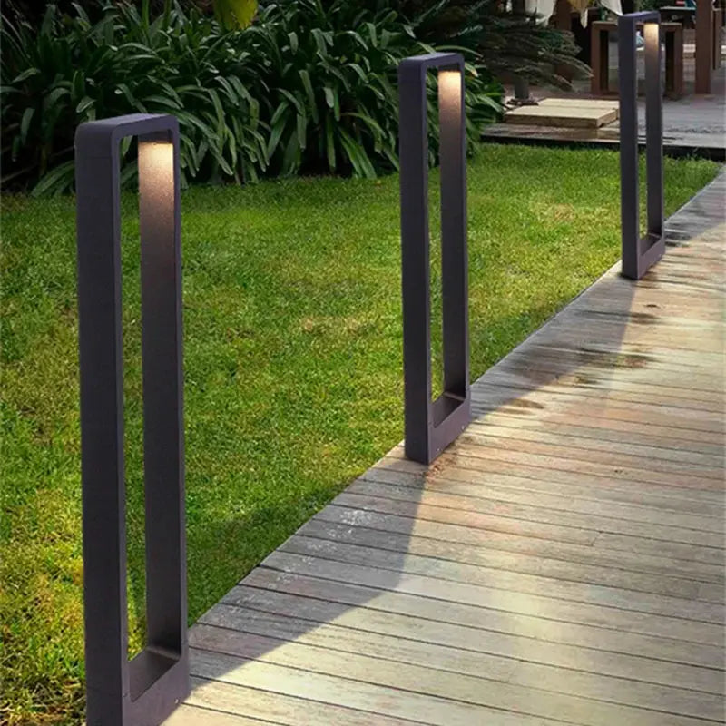 Modern Arch-Shaped IP65 Outdoor LED Floor Lamp for Stylish, Durable Lighting Kozyled