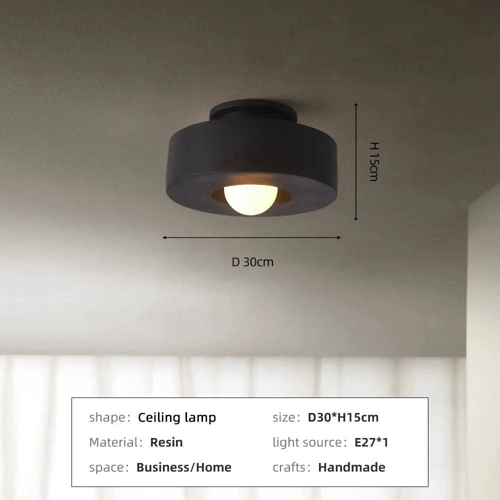 Kaja – Handmade Nordic Minimalist LED Ceiling Lamp for Simple, Elegant Lighting Kozyled