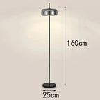 Ivara – Modern Dimmable LED Glass Floor Lamp Lampasa.com
