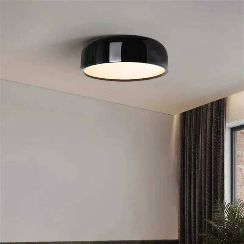 Norella – Modern Aluminum Pan-Style Ceiling Lamp for Sleek Interiors Kozyled