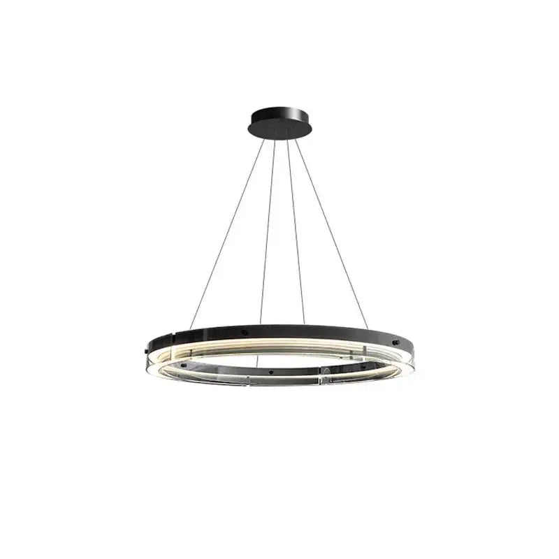 Espen – Modern Glass Circle Dimmable LED Pendant Lamp for Sleek Lighting Kozyled