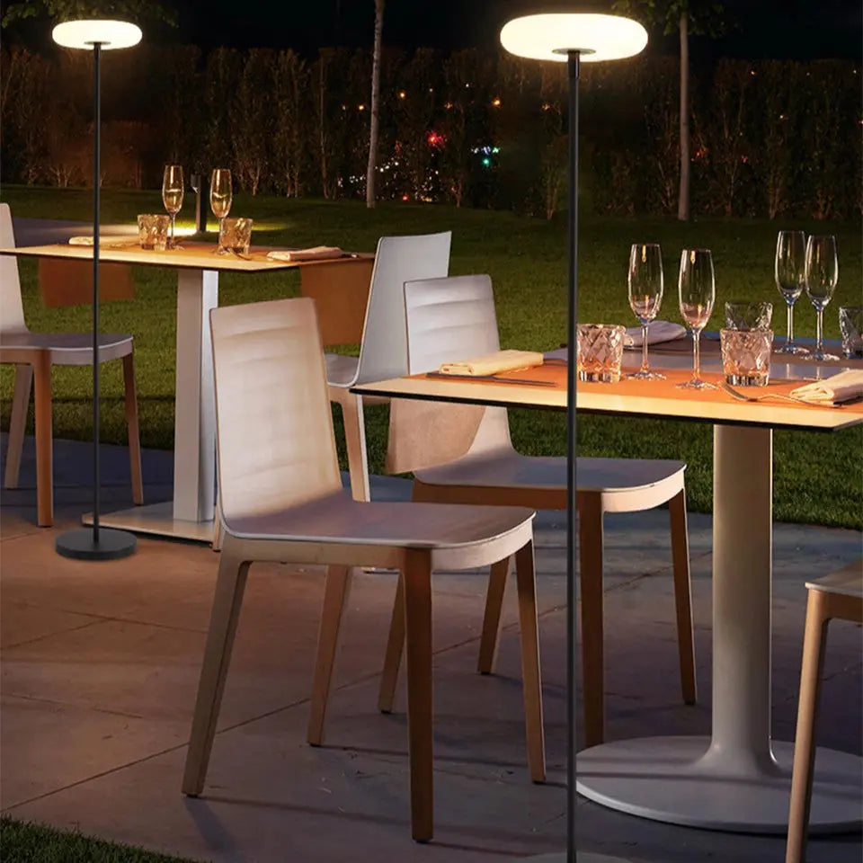 Eydis – Outdoor Solar-Powered and Rechargeable IP54 LED Floor Lamp for Sustainable Lighting Kozyled