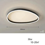 Astrid – Modern Brushed Dimmable LED Ceiling Light with Elegant Ring Design Kozyled.com