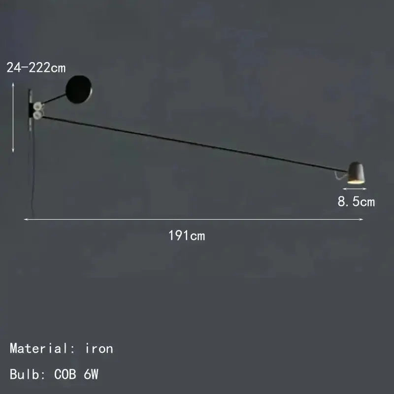 Arden – Adjustable Swing Arm Wall Lamp Lampasa.com