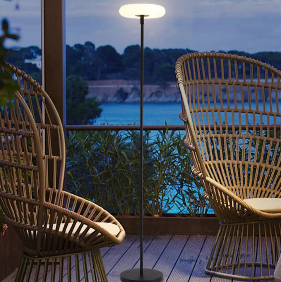Eydis – Outdoor Solar-Powered and Rechargeable IP54 LED Floor Lamp for Sustainable Lighting Kozyled