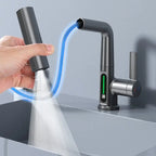Unique Design Digital Display Waterfall Basin faucet Vidar SPINGAR.COM