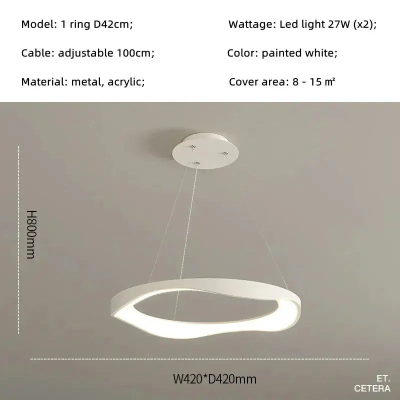 Luuk – Modern Dimmable LED Pendant Light with Creative Design Lampasa.com