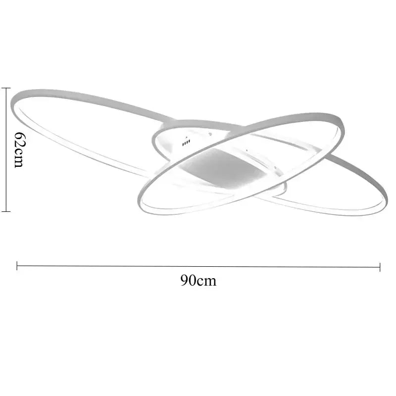 Ezria – Creative Geometric LED Ceiling Lamp Lampasa.com